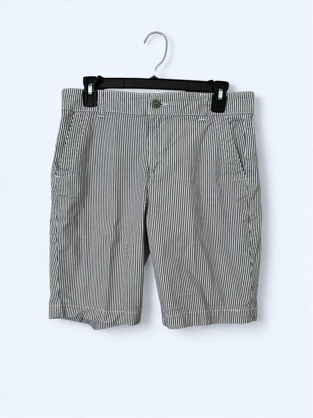 ÇStriped Shorts - Navy/White